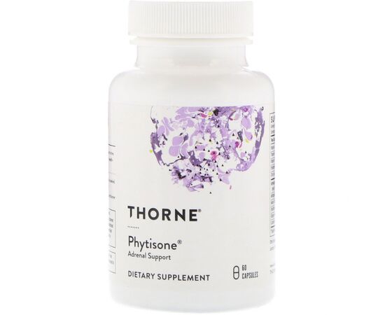Витаминно-минеральный комплекс Thorne Research Поддержка Надпочечников, Phytisone, 60 капсул (THR-80402)