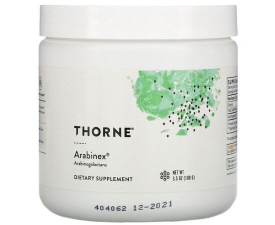 Пробиотики Thorne Research Пребиотик Арабинекс, Arabinex, 100 г (3,5 унции) (THR-61901)