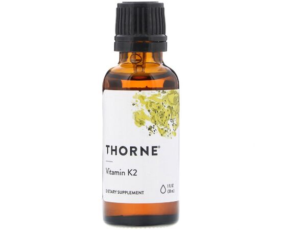 Витамин Thorne Research Витамин К2, 1 Жидкая Унция (30 мл) (THR-17001)