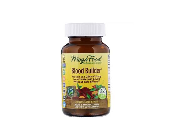 Витаминно-минеральный комплекс MegaFood Строитель крови, Blood Builder, 60 таблеток (MGF-10171)