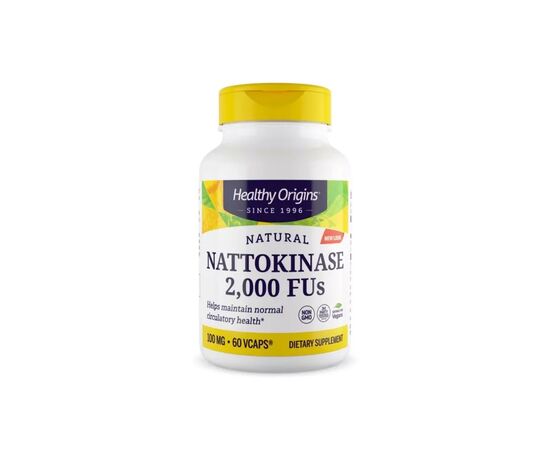 Витаминно-минеральный комплекс Healthy Origins Наттокиназа 100мг, 60 гелевых капсул (HO25157)