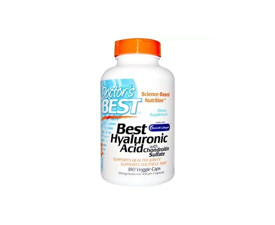 Витаминно-минеральный комплекс Doctor's Best Гиалуроновая Кислота с Сульфатом Хондроитина, BioCell Collag (DRB-00228)