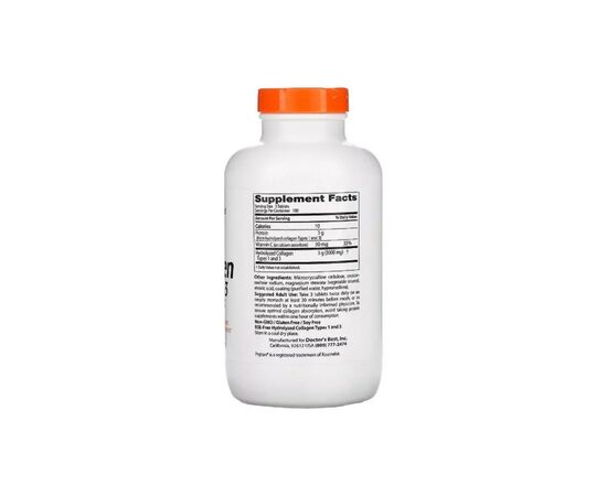 Витаминно-минеральный комплекс Doctor's Best Коллаген Типов 1&3 1000мг, Peptan, 540 таблеток (DRB-00358), изображение 2 Витаминно-минеральный комплекс Doctor's Best Коллаген Типов 1&3 1000мг, Peptan, 540 таблеток (DRB-00358), изображение 2