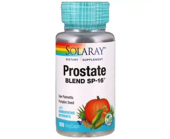 Мультивітамін Solaray Комплекс Для Підтримки Функції простати, Prostate Blend SP-1 (SOR-02160)