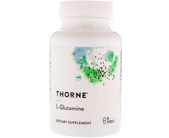 Витамин Thorne Research L-Глютамин, L-Glutamine, 90 Капсул (THR-51802)