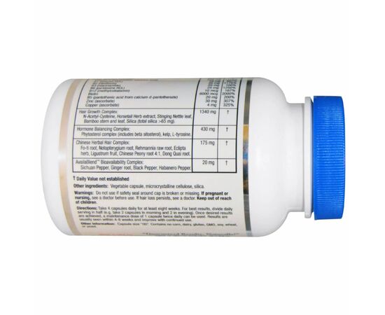 Вітамінно-мінеральний комплекс Ridgecrest Herbals Комплекс від випадіння волосся для Жінок, Hair ReVive, Ridge (RDH-00305), зображення 2 Вітамінно-мінеральний комплекс Ridgecrest Herbals Комплекс від випадіння волосся для Жінок, Hair ReVive, Ridge (RDH-00305), зображення 2