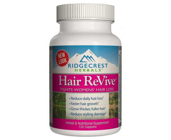 Витаминно-минеральный комплекс Ridgecrest Herbals Комплекс от Выпадения Волос для Женщин, Hair ReVive, RidgeCr (RDH-00305)