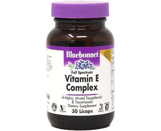 Витамин Bluebonnet Nutrition Комплекс Витамина E, Vitamin E Complex, 30 капсул (BLB0600)
