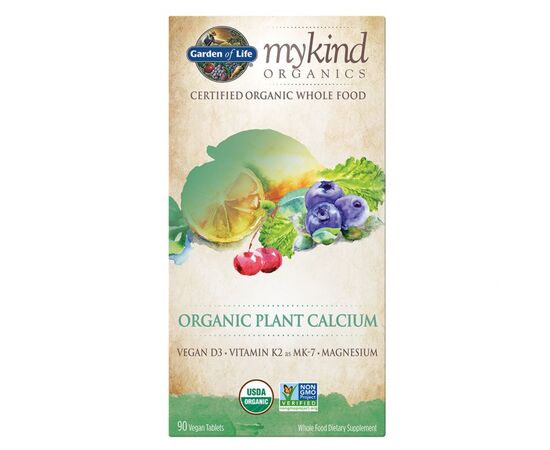 Вітамінно-мінеральний комплекс Garden of Life Кальцій Органічний, Organic Plant Calcium, MyKind Organics, (GOL-11760)