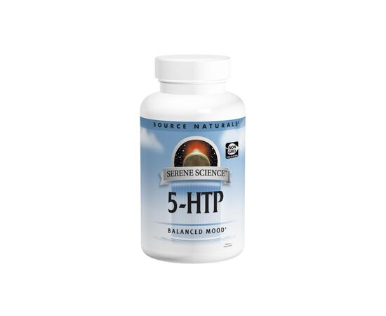 Амінокислота Source Naturals 5-HTP (гідроксітріптофан), 100мг, Serene Science, 60 капсул (SN1695)