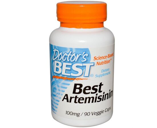 Трави Doctor's Best Артемізинін, Artemisinin, 100 мг, 90 гелевих капсул (DRB-00170)
