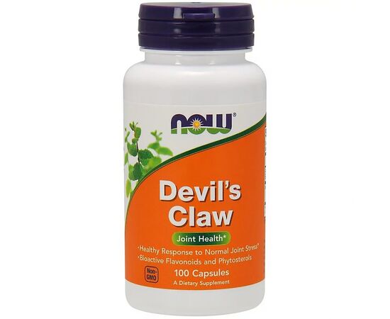 Трави Now Foods Кіготь Диявола (Гарпагофітум), Devil's Claw, 100 капсул (NOW-04650)