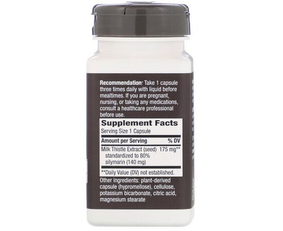Трави Nature's Way Розторопша Екстракт, Thisilyn, Milk Thistle, Liver Support F (NWY-06958), зображення 2 Трави Nature's Way Розторопша Екстракт, Thisilyn, Milk Thistle, Liver Support F (NWY-06958), зображення 2
