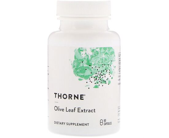 Трави Thorne Research Екстракт з листя оливкового дерева Olive Leaf Extract, 60 ка (THR-76303)
