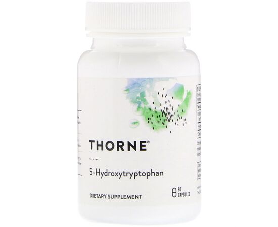 Аминокислота Thorne Research 5-HTP (5-Гидрокситриптофан, 5-Hydroxytryptophan) 100 мг, 90 (THR-50302)