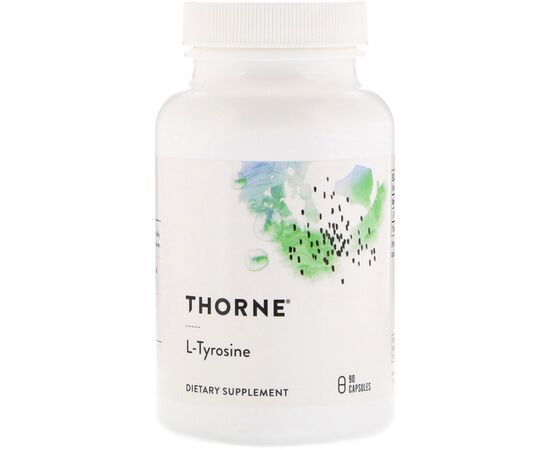 Аминокислота Thorne Research L-тирозин 500мг, L-Tyrosine, 90 капсул (THR-51403)