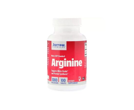 Аминокислота Jarrow Formulas L-аргинин, 1 000 мг, 100 таблеток (JRW-15036)
