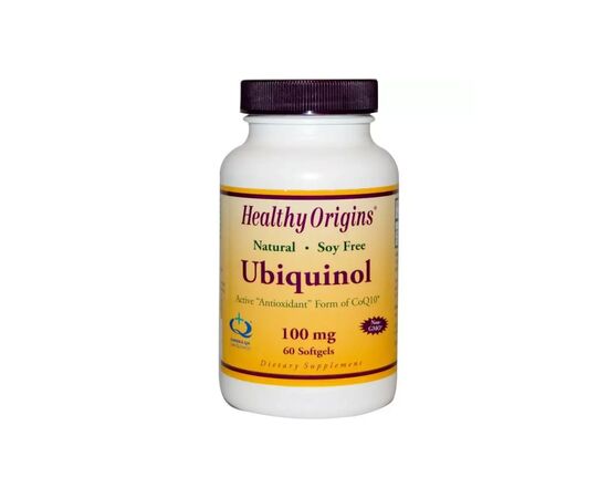 Антиоксидант Healthy Origins Убихинол, Ubiquinol, 100 мг, 30 желатиновых капсул (HO36465)