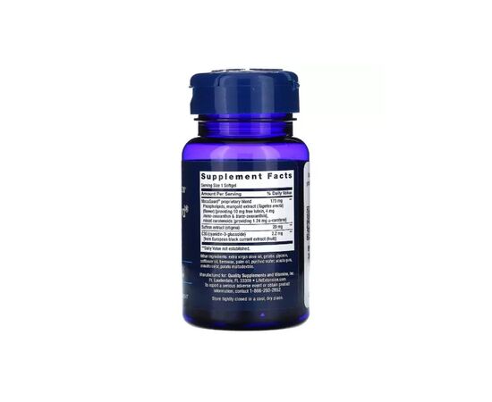 Травы Life Extension Поддержка Зрения с Шафраном, MacuGuard, Ocular Support with (LEX-19926), изображение 2 Травы Life Extension Поддержка Зрения с Шафраном, MacuGuard, Ocular Support with (LEX-19926), изображение 2
