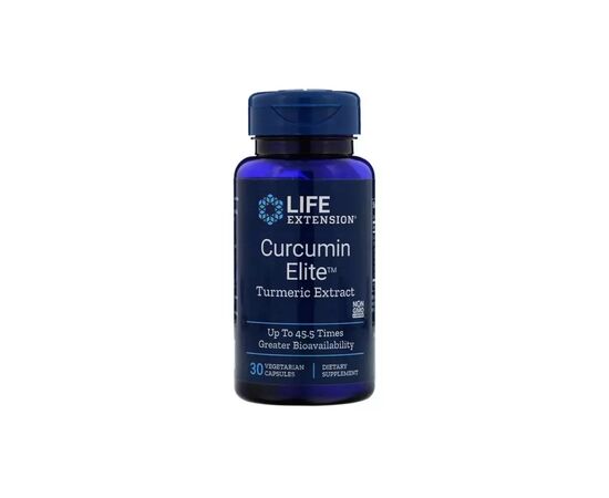 Трави Life Extension Екстракт куркуми, Curcumin Elite, 30 рослинних капсул (LEX-24673)
