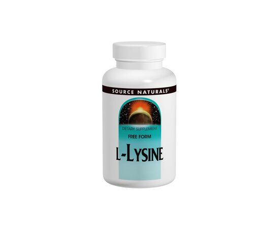 Амінокислота Source Naturals Лізин 1000мг, 100 таблеток (SNS-00142)