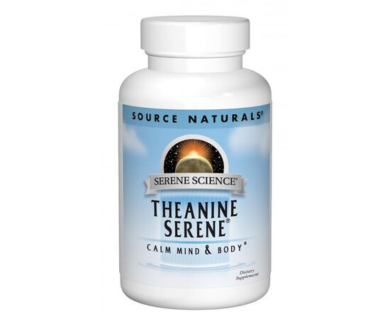 Аминокислота Source Naturals Теанин Серен, Serene Science, 60 таблеток (SNS-01775)