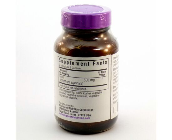 Антиоксидант Bluebonnet Nutrition Рутин 500мг, 50 гелевых капсул (BLB-00564), изображение 2 Антиоксидант Bluebonnet Nutrition Рутин 500мг, 50 гелевых капсул (BLB-00564), изображение 2