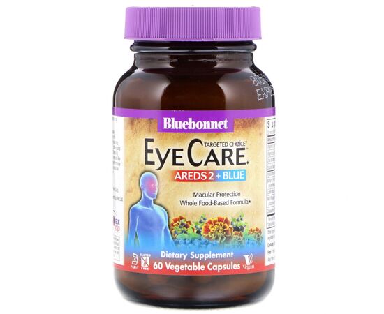 Витаминно-минеральный комплекс Bluebonnet Nutrition Комплекс для Глаз, EyeCare, Targeted Choice, 60 растительны (BLB2032)