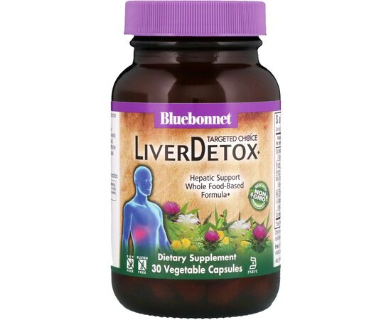 Травы Bluebonnet Nutrition Комплекс для Детоксикации Печени, Liver Detox, Targeted Choi (BLB2020)