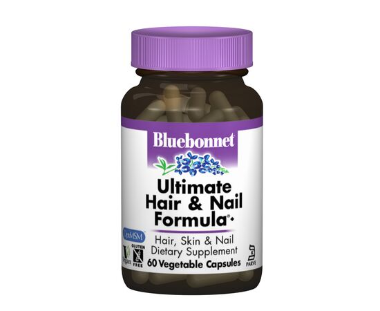 Витаминно-минеральный комплекс Bluebonnet Nutrition Окончательная Формула для Волос и Ногтей, 60 вегетариа (BLB1106)