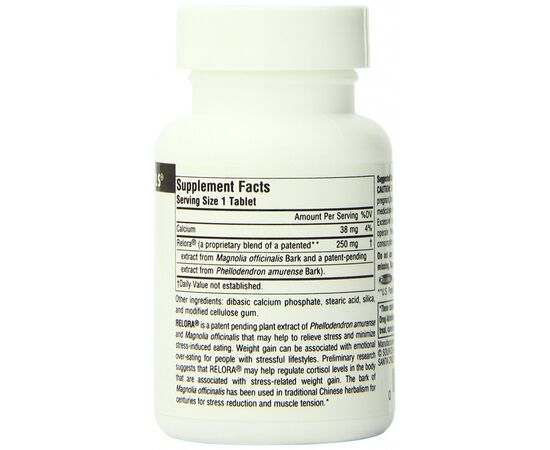Травы Source Naturals Релора 250мг, 45 таблеток (SN1568), изображение 2 Травы Source Naturals Релора 250мг, 45 таблеток (SN1568), изображение 2