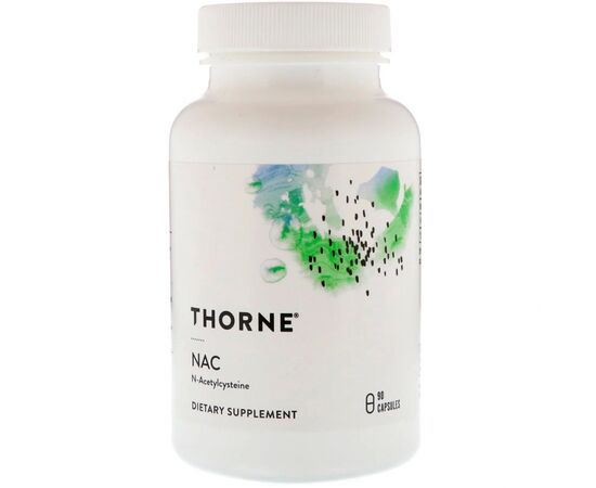 Аминокислота Thorne Research NAC (N-Ацетил-L-Цистеин) 500 мг, 90 капсул (THR-56002)