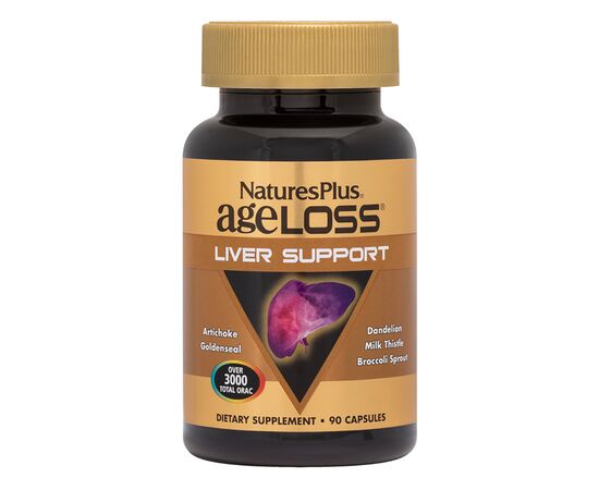 Витаминно-минеральный комплекс Natures Plus Комплекс для Поддержки Печени, Nature's Plus, 90 Капсул (NTP8009)
