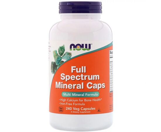 Минералы Now Foods Мультиминералы полного спектра, Full Spectrum Minerals, 240 (NOW-01545)