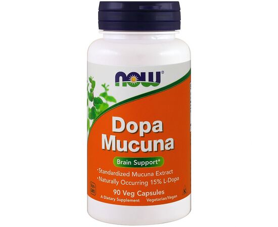 Трави Now Foods Мукуна Гаряча, Dopa Mucuna, 90 капсул (NOW-03092)