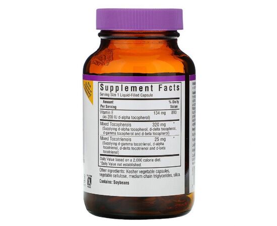 Витамин Bluebonnet Nutrition Комплекс Витамина E, Vitamin E Complex, 60 капсул (BLB-00601), изображение 2 Витамин Bluebonnet Nutrition Комплекс Витамина E, Vitamin E Complex, 60 капсул (BLB-00601), изображение 2