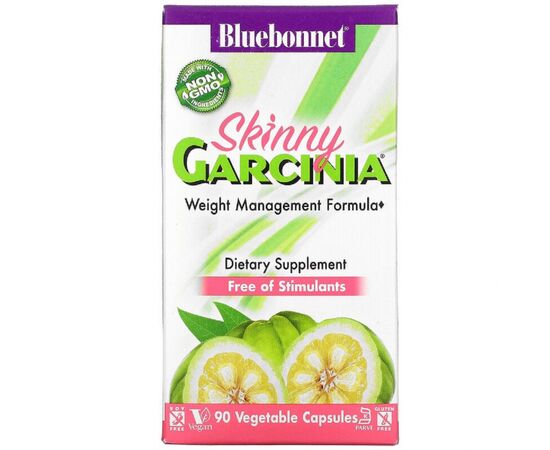 Вітамінно-мінеральний комплекс Bluebonnet Nutrition Комплекс Для Контролю Ваги, Skinny Garcinia Weight Managemen (BLB-01104), зображення 2 Вітамінно-мінеральний комплекс Bluebonnet Nutrition Комплекс Для Контролю Ваги, Skinny Garcinia Weight Managemen (BLB-01104), зображення 2