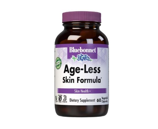 Вітамінно-мінеральний комплекс Bluebonnet Nutrition Формула Омолодження Шкіри, Age-Less Skin Formula 60 вегетарі (BLB1140)