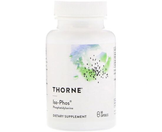 Вітамінно-мінеральний комплекс Thorne Research Ізо-фос, Фосфатидилсерін, Iso-Phos, 60 капсул (THR-71502)