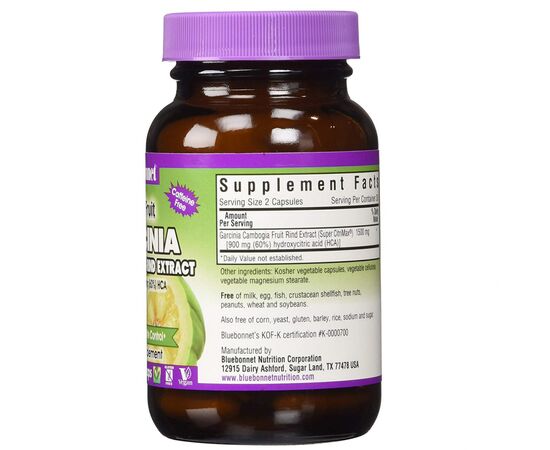 Трави Bluebonnet Nutrition Екстракт Фрукту Гарцинія Камбоджійська, Super Fruit, 60 геле (BLB1190), зображення 2 Трави Bluebonnet Nutrition Екстракт Фрукту Гарцинія Камбоджійська, Super Fruit, 60 геле (BLB1190), зображення 2