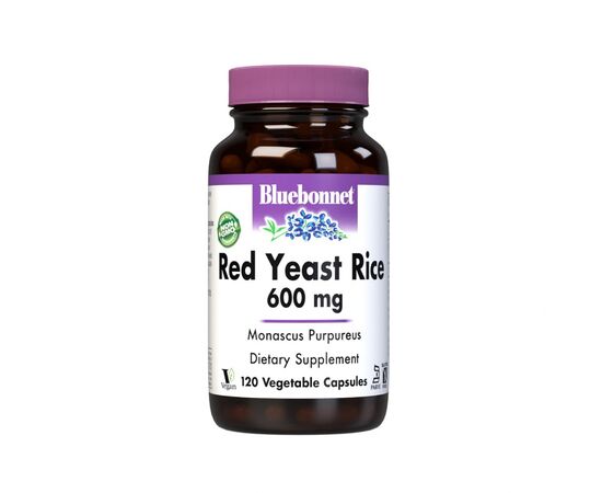 Травы Bluebonnet Nutrition Красный Дрожжевой Рис 600мг, 120 вегетарианских капсул (BLB-01171)