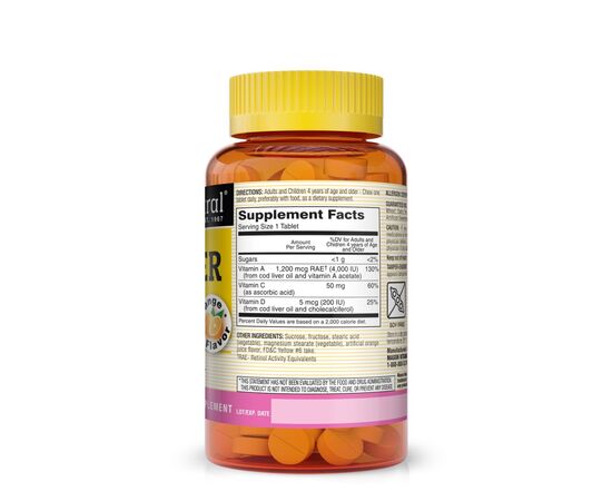 Жирные кислоты Mason Natural Рыбий жир из печени трески с витаминами, вкус апельсин (MAV-13631), изображение 2 Жирные кислоты Mason Natural Рыбий жир из печени трески с витаминами, вкус апельсин (MAV-13631), изображение 2