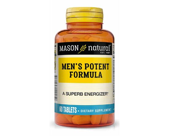 Витаминно-минеральный комплекс Mason Natural Мужская формула потенции, Men’s Potent Formula, 60 таблеток (MAV12025)