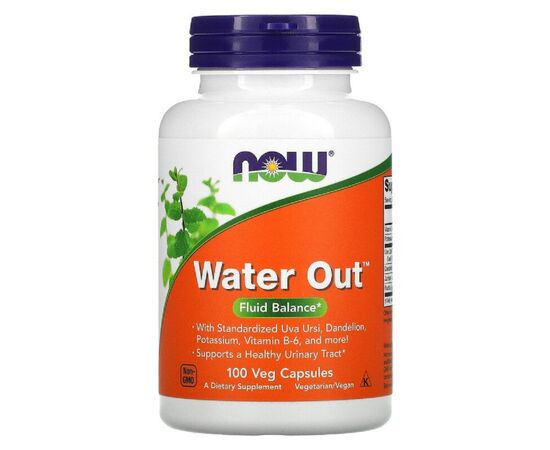 Травы Now Foods Баланс жидкости, Water Out, Fluid Balance, Now Foods, 100 ве (NOW-01908)
