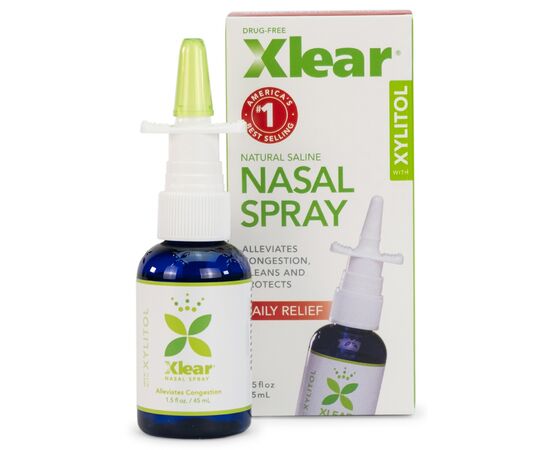 Минералы Xlear Натуральный солевой назальный спрей с ксилитом 45 мл (700596100022), изображение 2 Минералы Xlear Натуральный солевой назальный спрей с ксилитом 45 мл (700596100022), изображение 2