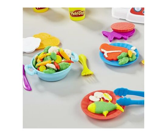 Набор для творчества Hasbro Play-Doh Кухонная плита (B9014), изображение 5 Набор для творчества Hasbro Play-Doh Кухонная плита (B9014), изображение 5