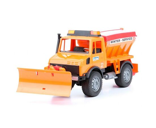 Спецтехника Bruder снегоуборочный автомобиль MB Unimog, М1:16 (02572), изображение 3 Спецтехника Bruder снегоуборочный автомобиль MB Unimog, М1:16 (02572), изображение 3