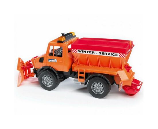 Спецтехника Bruder снегоуборочный автомобиль MB Unimog, М1:16 (02572)