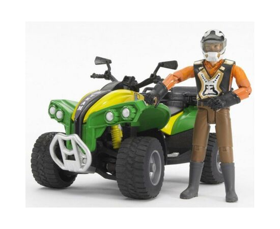 Спецтехніка Bruder квадроцикл і фігурка водія (63000), зображення 2