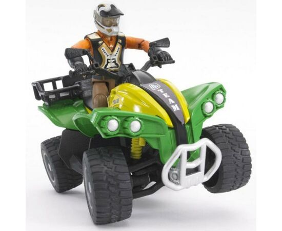 Спецтехніка Bruder квадроцикл і фігурка водія (63000), зображення 3